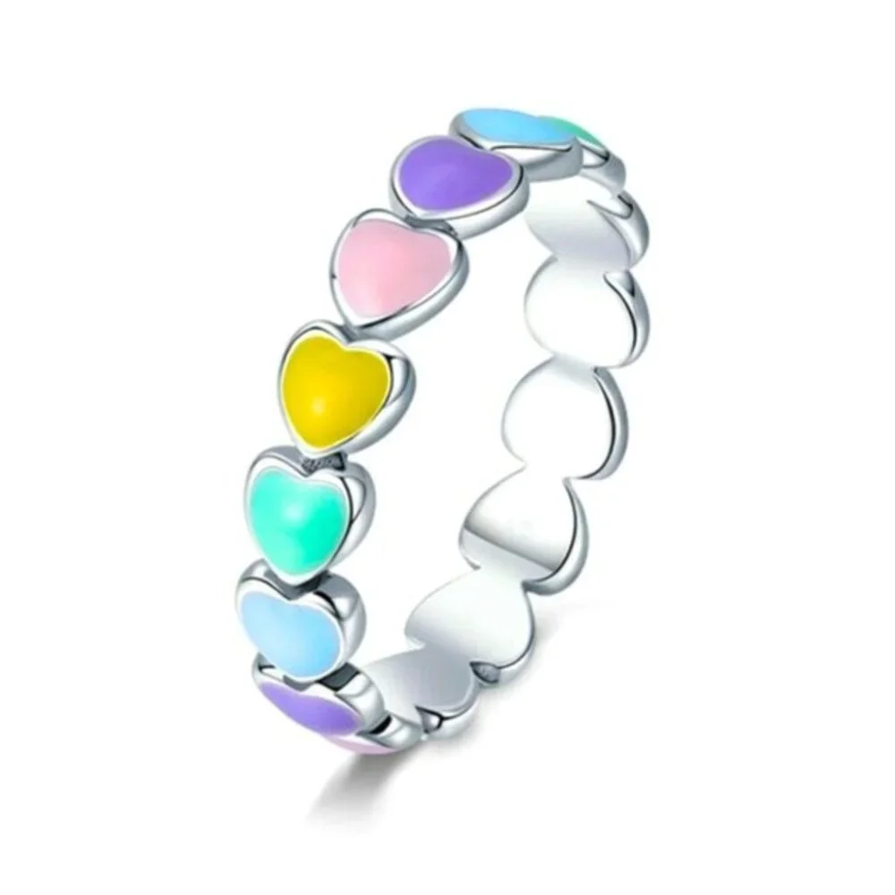 N/A silver stone ring